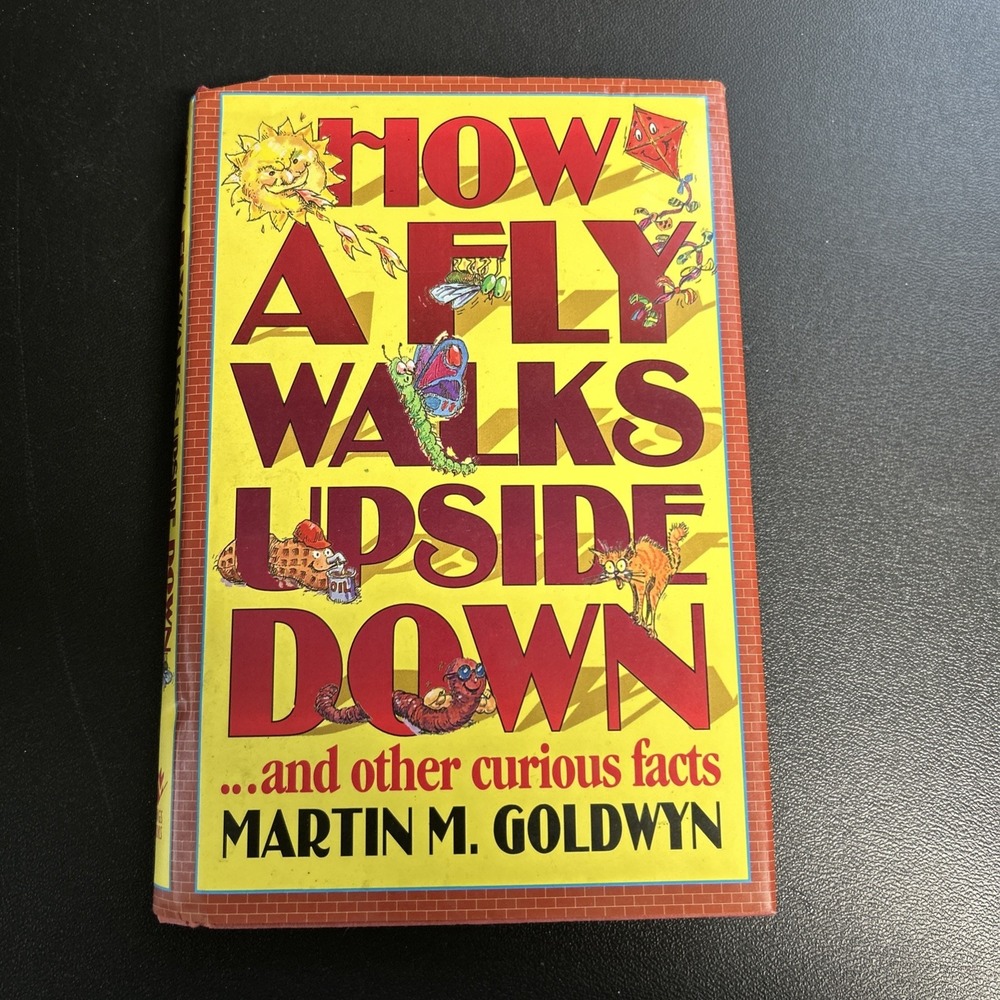How A Fly Walks Upside Down Book ~ Martin M Goldwyn Funny Facts paperback book‎